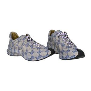 Gucci Monogram Run Ultralight Plume GG Cubic Sneaker size 40